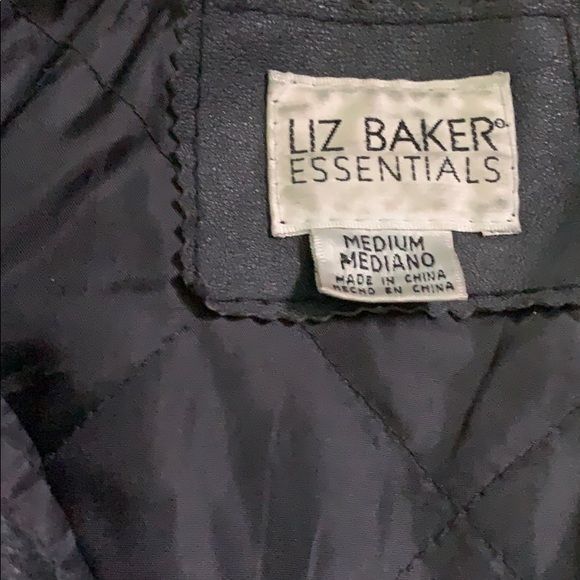 Medium length heavy leather button up coat - Picture 2 of 4